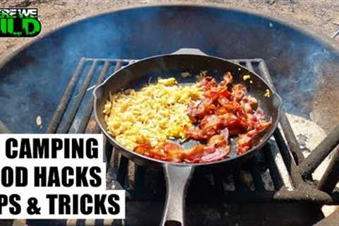 10 CAMPING FOOD HACKS - TIPS &amp; TRICKS