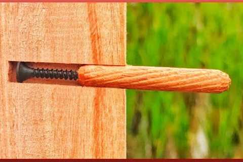 Amazing Woodworking Techniques & Wood Joint Tips | Genius Wooden Connections | by @marcip