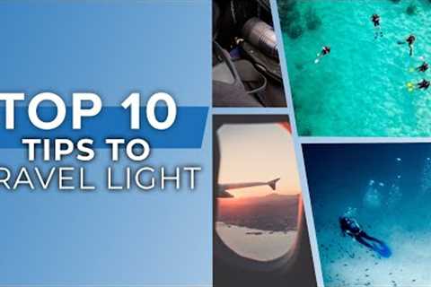 Travel Tips to Scuba Lightweight w/ @scubacom #scuba #top10