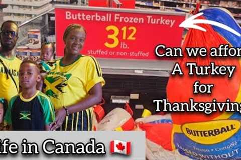 Life in Canada | Harsh reality of IMMIGRANTS Abroad | Happy Thanksgiving Grocery Shopping