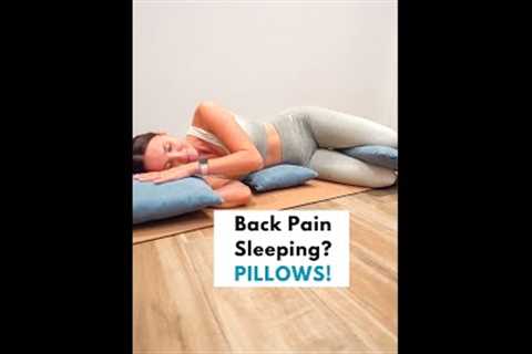 Sleeping positions for neck and back pain! 💙