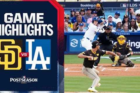 Padres vs. Dodgers NLDS Game 5 Highlights (10/11/24) | MLB Highlights