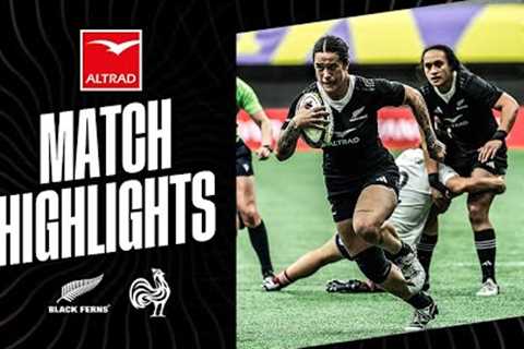 HIGHLIGHTS | Black Ferns v France | 2024, WXV 1