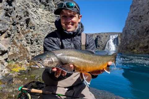 Fly Fishing the Secret Waterfall - Dream Char Fishing