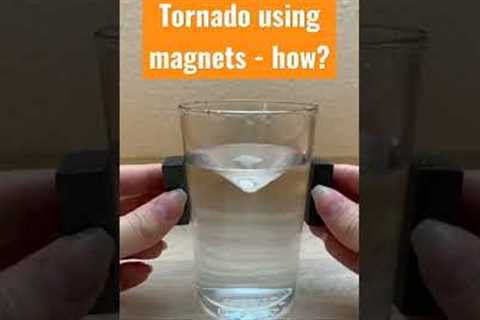 TORNADO using magnets | how ? | physics trick