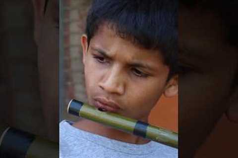 How To Make Cute Bamboo Flute, Easy To Make -DIY#shorts