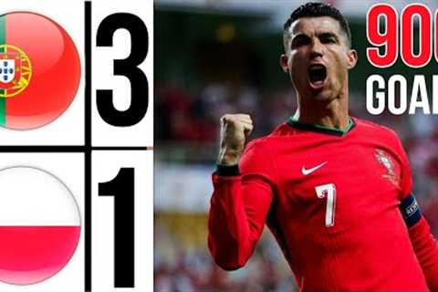 🔴 Portugal Vs Poland (3:1) EXTENDED HIGHLIGHTS | cristiano ronaldo Goal 906 | Uefa Nations League
