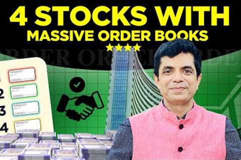 4 Stocks with Massive Order Books! 🚀 (Indian Stock Market)