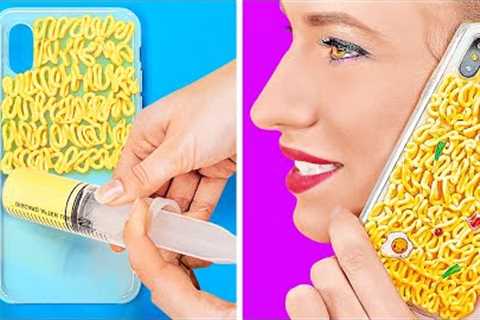 FUN PHONE DIY PROJECTS || Creative Crafting Hacks For Your Phone