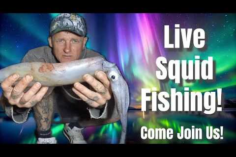 Live Squid Fishing! 🦑 Catching Squid Live On YouTube! - Come And Join us! 🎣🇬🇧