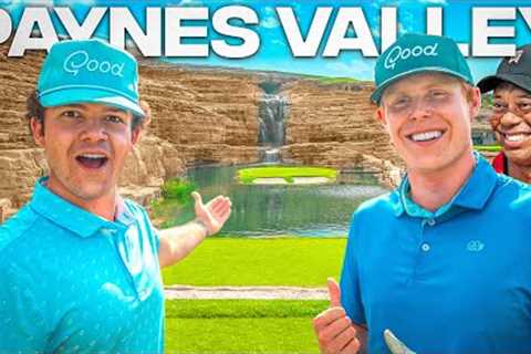 Breaking The COURSE RECORD At Tiger Woods Course...