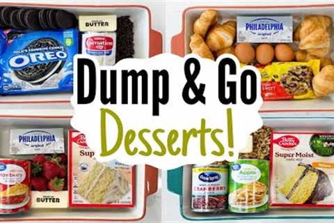 6 AMAZING Dump Cake Recipes You NEED for the Holidays! | The EASIEST Desserts Ever | Julia Pacheco