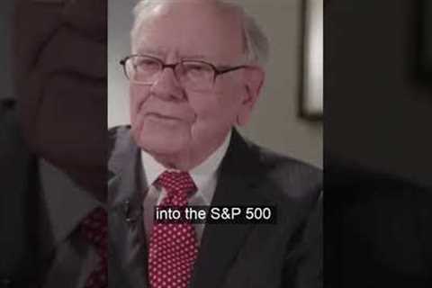 Warren Buffet explains how one could've turned $114 into $400,000 by investing in S&amp;P 500 index.