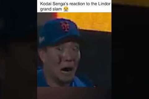 Kodai Senga's Ghost Face after Lindor's Home Run LOL