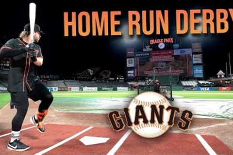 HOME RUN DERBY AT @SFGiants (we used a Hype Fire at an MLB ballpark) | Baseball Bat Bros