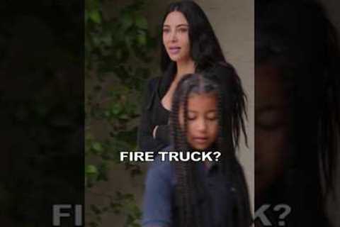 Mom said it was a surprise 😁 Kim and North #kardashian