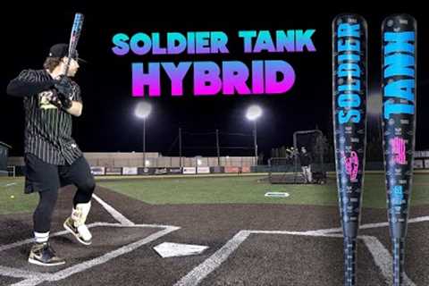 Hitting with the 2025 Soldier Tank HYBRID | BBCOR Baseball Bat Review