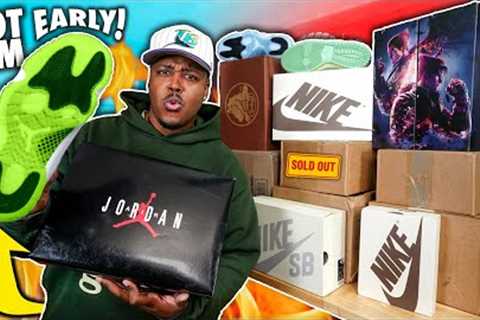 These Don't Drop 'Til DECEMBER!? CRAZY Early Sneaker Unboxing + SNEAKER SHOPPING! New Fall Pickups