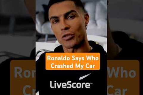 Who Actually Crashed Ronaldo's Car? | | #ronaldo