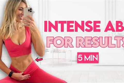 SUPER INTENSE ABS CHALLENGE | 5 min Workout | No Equipment