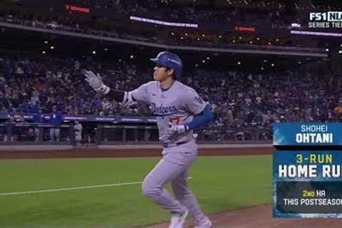 Shohei Ohtani DESTROYS a three-run homer, extending Dodgers' lead to 7-0 over Mets | MLB on FOX