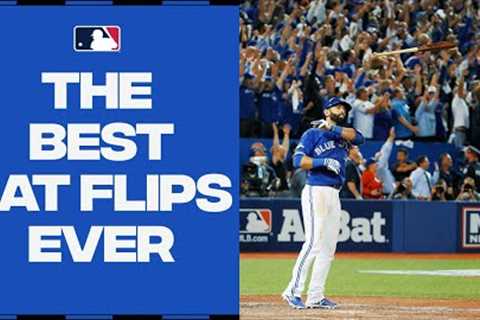 The GREATEST Bat Flips EVER! (José Bautista, Bryce Harper, Albert Pujols, David Ortiz and MORE!)