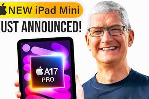 iPad Mini A17 Pro - SURPRISE LAUNCH! New Features and Specs!