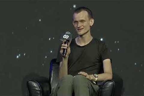 🔄 Vitalik Buterin &amp; Audrey Tang #vitalik #ethereum #eth #唐鳳 #abs2024 #cryptocurrency..