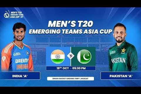 Pak vs India emerging cricket cup 2024 | Tutorials Forest Live Stream #cRICKET