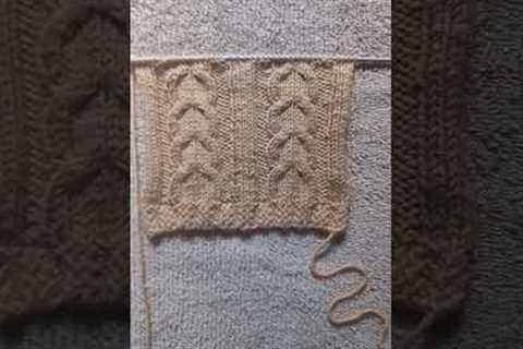 Look how beautiful! The most unique knitting pattern.