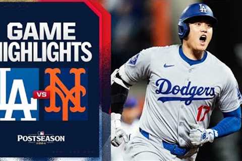 Dodgers vs. Mets NLCS Game 4 Highlights (10/17/24) | MLB Highlights