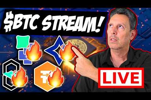 🔴 WILL $BTC Bitcoin FINALLY BREAK OUT?!! $BTC Miner STREAM!!  |  The Talkin' Investing Show!!  🔴