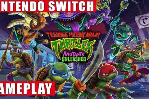 Teenage Mutant Ninja Turtles: Mutants Unleashed Nintendo Switch Gameplay