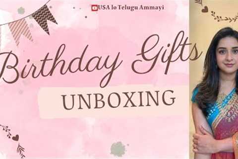 Unboxing My Birthday Gifts | Gift ideas for her | 30th Birthday #usvlogs