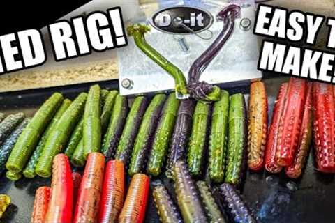 Make Insane Ned Rigs in Minutes (Soft Plastic Lure Making)