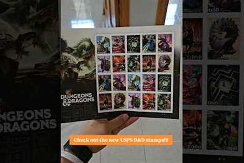 one of their best collection yet!!🥰 #usps #stamping #stamps #collection #collectibles #mustget #dnd
