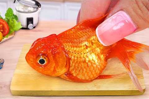 Catch Fish In The Nature 🐠 How To Cook Tasty Miniature Fish Curry In Tiny Kitchen 💗 By Tiny Foods