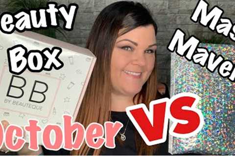 Beauteque Monthly Beauty Box VS Mask Maven // October 2020 Unboxing