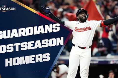 INSANELY HUGE home runs from the Cleveland Guardians so far this Postseason!