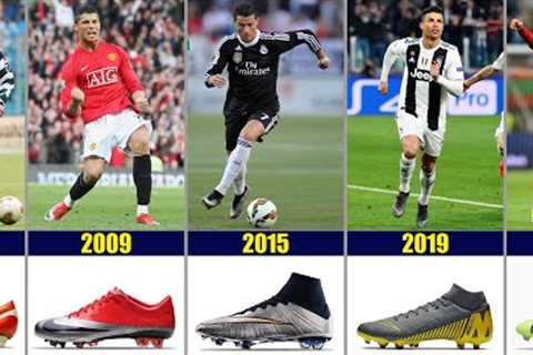 Cristiano Ronaldo - The Evolution of CR7 Football boots 2002-2022