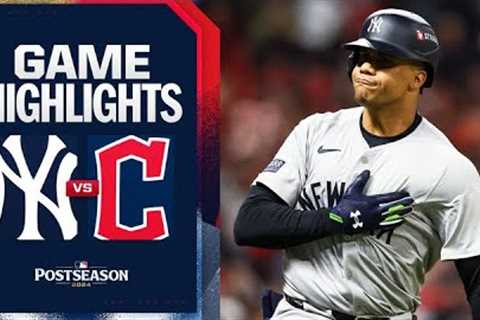 Yankees vs. Guardians ALCS Game 4 Highlights (10/18/24) | MLB Highlights