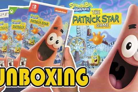 SpongeBob SquarePants The Patrick Star Game (PS4/PS5/Nintendo Switch/Xbox One/XSX) Unboxing