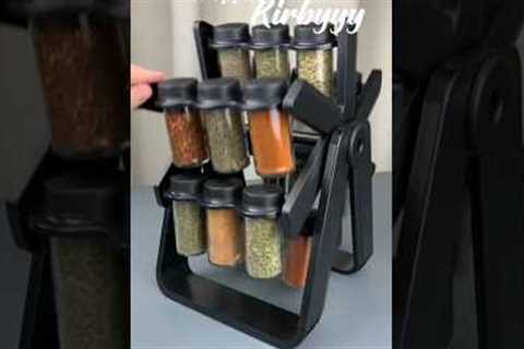 9/100 Revolutionize Your Kitchen! 18-Jar Spice Rack Organizer &amp; Storage Solution. ..