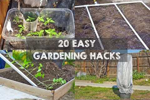 20 Gardening Hacks to Must Know When Starting Gardening