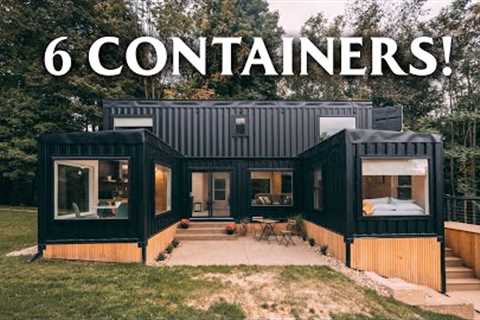 Massive 6 unit Shipping Container Home Airbnb // Woodside Container Full Tour!