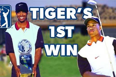 Tiger Woods’ first PGA TOUR victory in 1996 | FULL final round broadcast