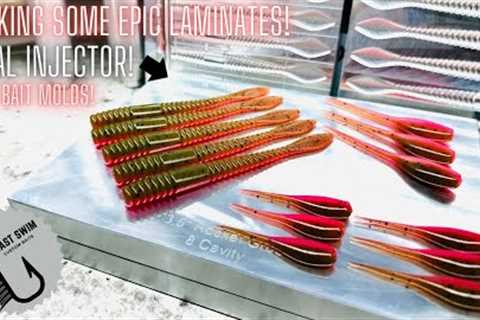 Making Epic Laminated Soft Plastics! | Epic Bait Molds