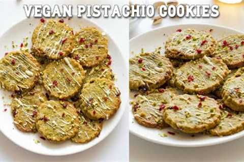 Vegan Pistachio Cookies | Cook With Charla