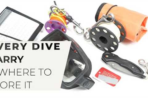 Every Dive Carry and Where to Store It #scuba #edc