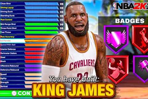 This LEBRON JAMES Build is a MENACE on NBA 2K25